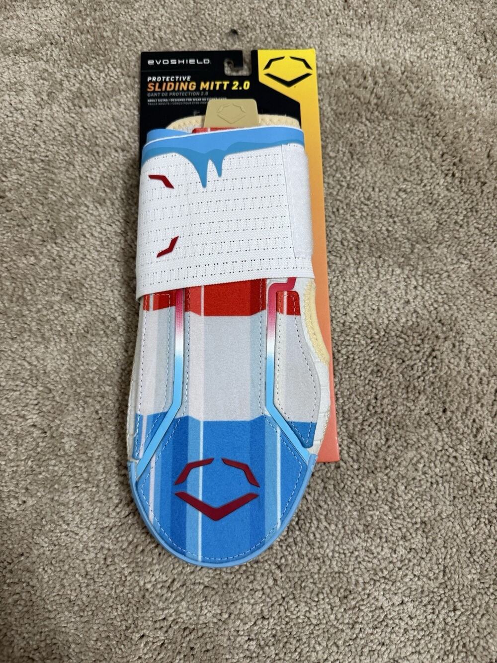 Evoshield RED WHTE AND ICE Sliding Mitt 2.0 Protective Hand Guard